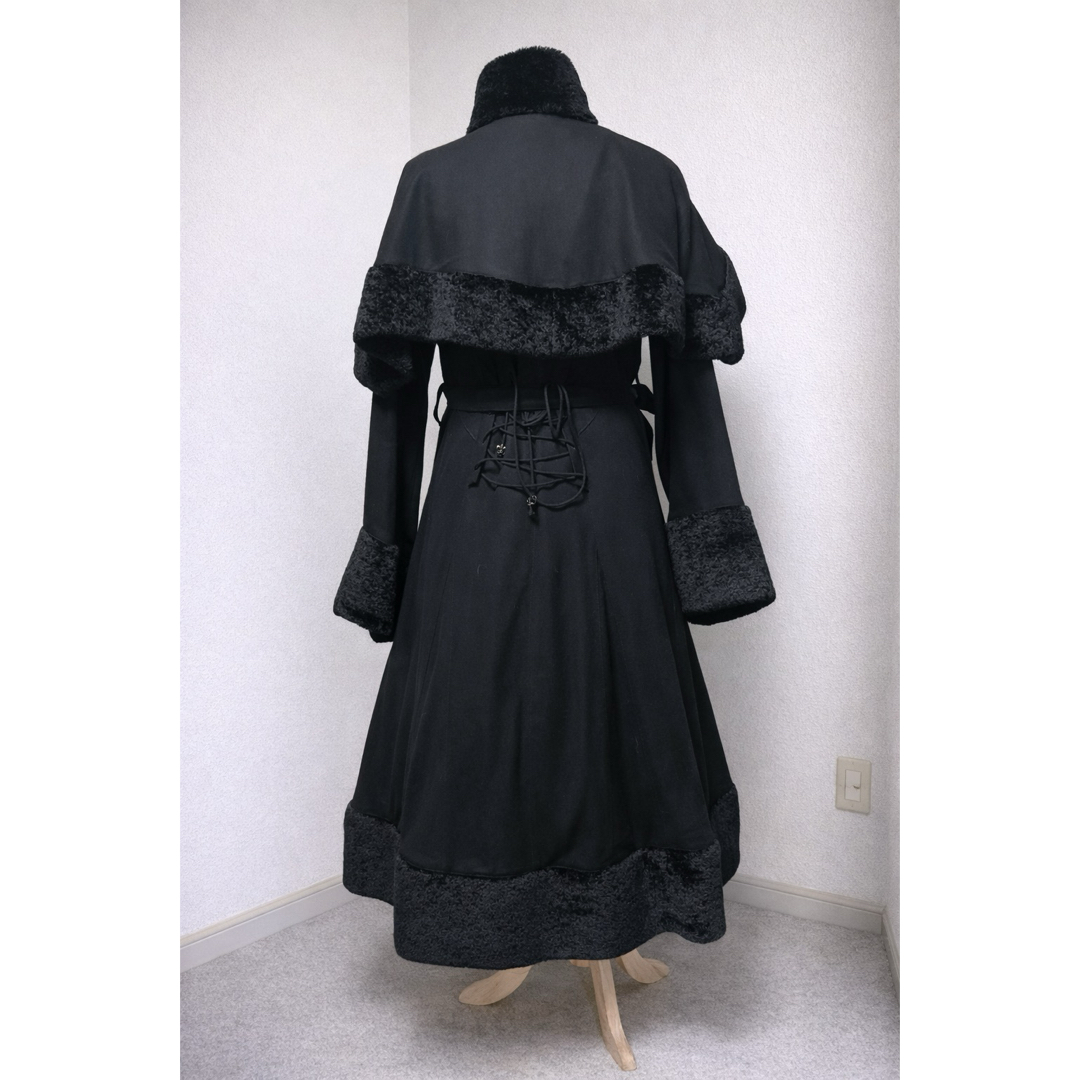 OZZON - ozz on ケープ付きロングコート 黒の通販 by Momo's shop