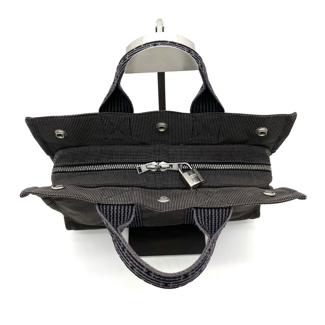 HERMES - エルメスHERMES エールラインPMトートバッグ B5収納 グレー