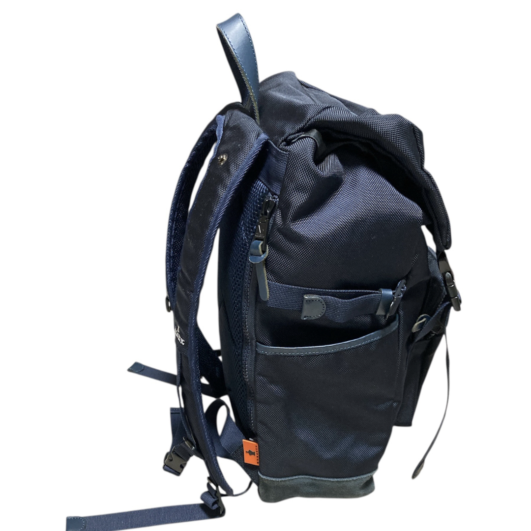 MAKAVELIC MONARCA リュック ネイビー スウェード 防水カバー