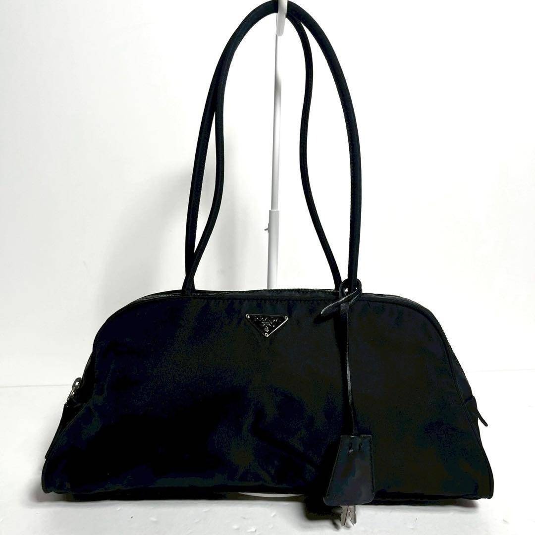 極上美品・使用感少ない✨】プラダ ミニボストンバッグ 肩掛け 南京錠