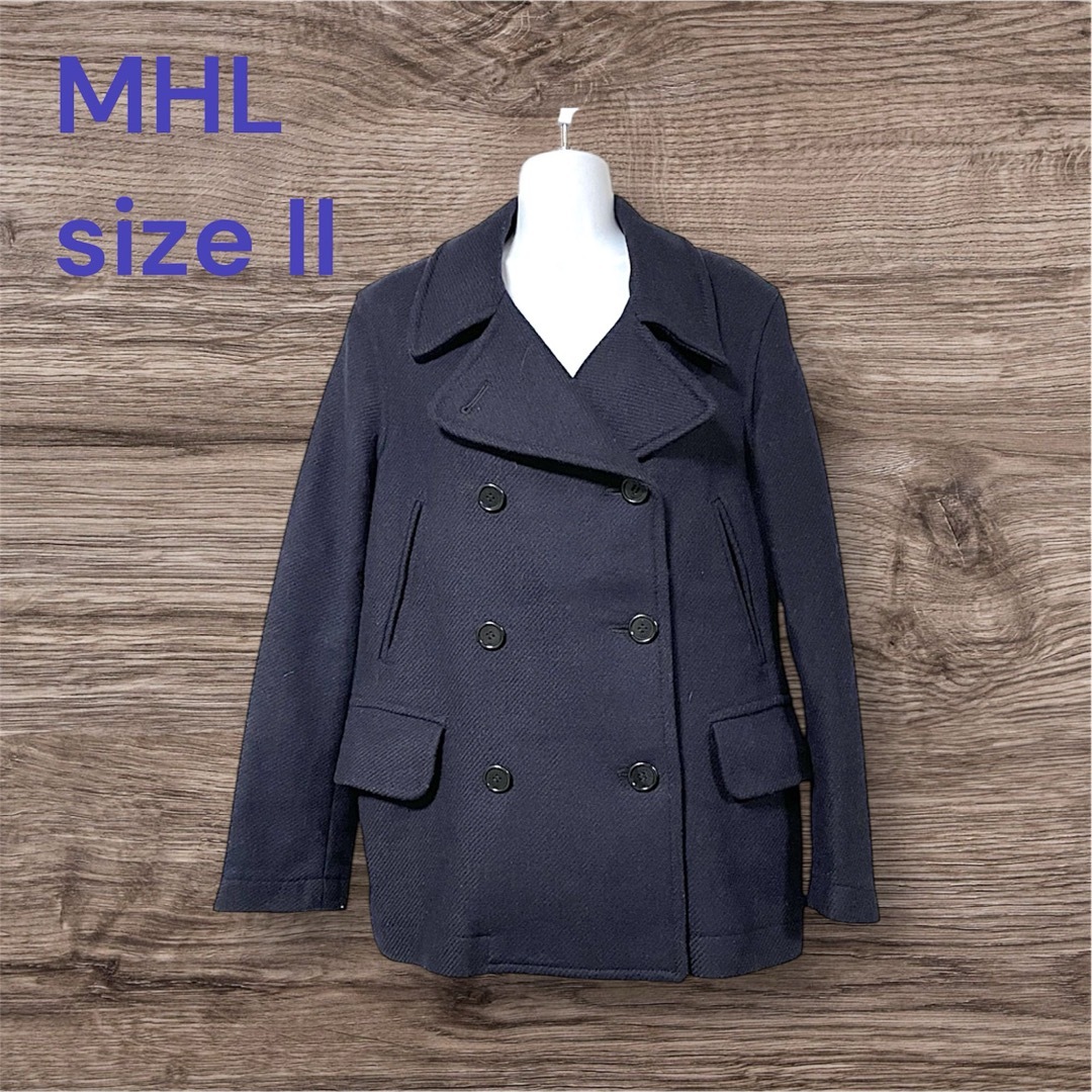 MHL. - S1401❤️ MHL マーガレットハウエル ダブルPコート 2(M
