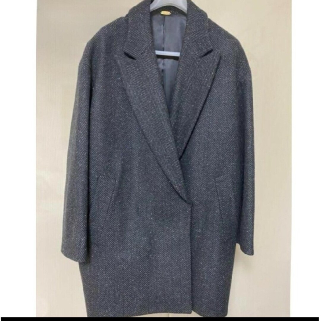 DEUXIEME CLASSE - Deuxieme Classe ネップツイード ハーフコートの