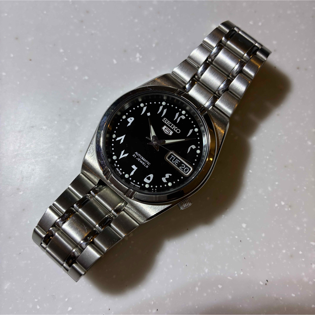 SEIKO - 美品SEIKO 5 アラビック文字盤 海外モデル 藤原ヒロシの通販
