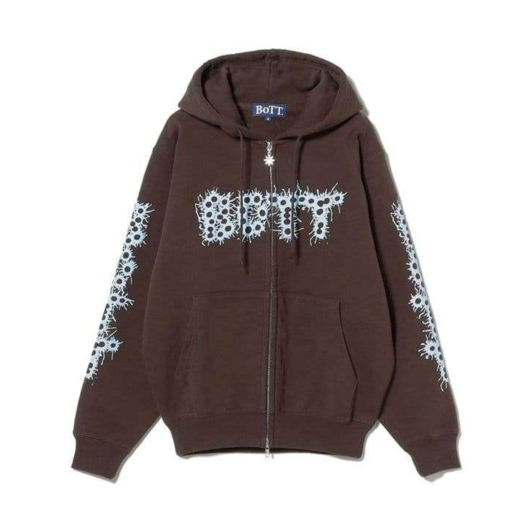 BOTT brown パーカー ZIP フーディー 新品 未使用 XL ボットの通販 by