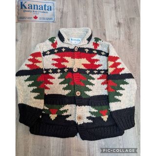 KANATA - CANADA製 KISITAU カウチンセーター ニット カーディガン
