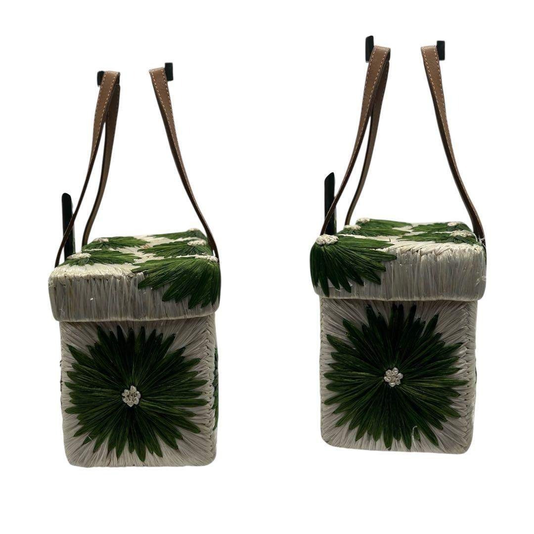 kate spade NEW YORK - 【美品】ケイトスペード フラワーモチーフ かご