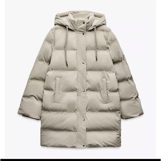 ZARA - 【新品未使用】ZARA TRF HEAT PWR 黒 ロングダウンジャケットの