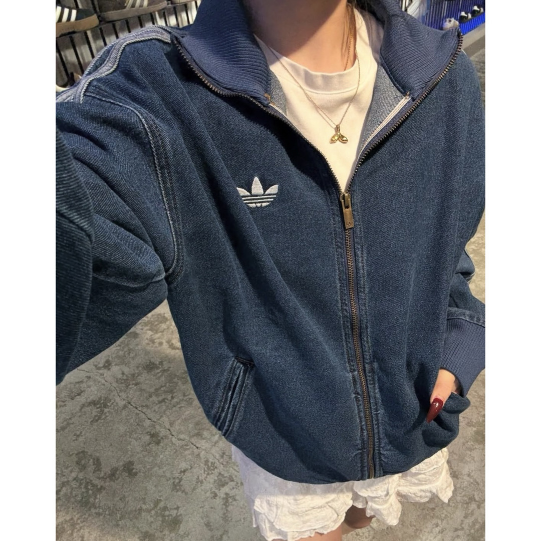 adidas Originals - 新品M】アディダス デニムジャケットファイヤー