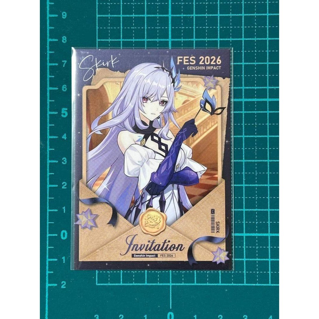 原神 スカーク フェス FES 特典 チェキ ぱしゃこれ フォトカード Oの