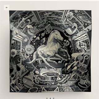 RRL ダブルアールエル バンダナスライダー シルバー スカーフリングの