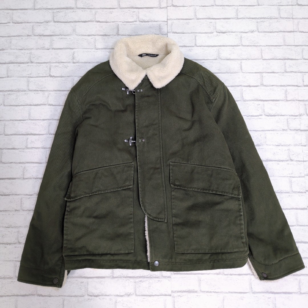 ZARA - レア ZARA ファイアーマンジャケット ボアジャケット ビッグ
