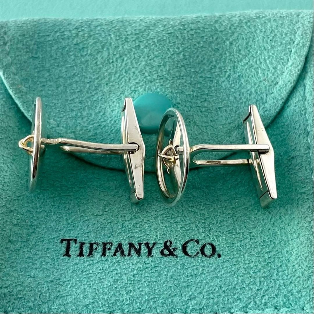 Tiffany & Co. - ティファニー ボタン カフス 925 750 コンビ XW8fの