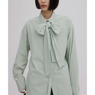 Ameri VINTAGE - UND UNEVENNESS TIE BLOUSE アメリの通販 by usm