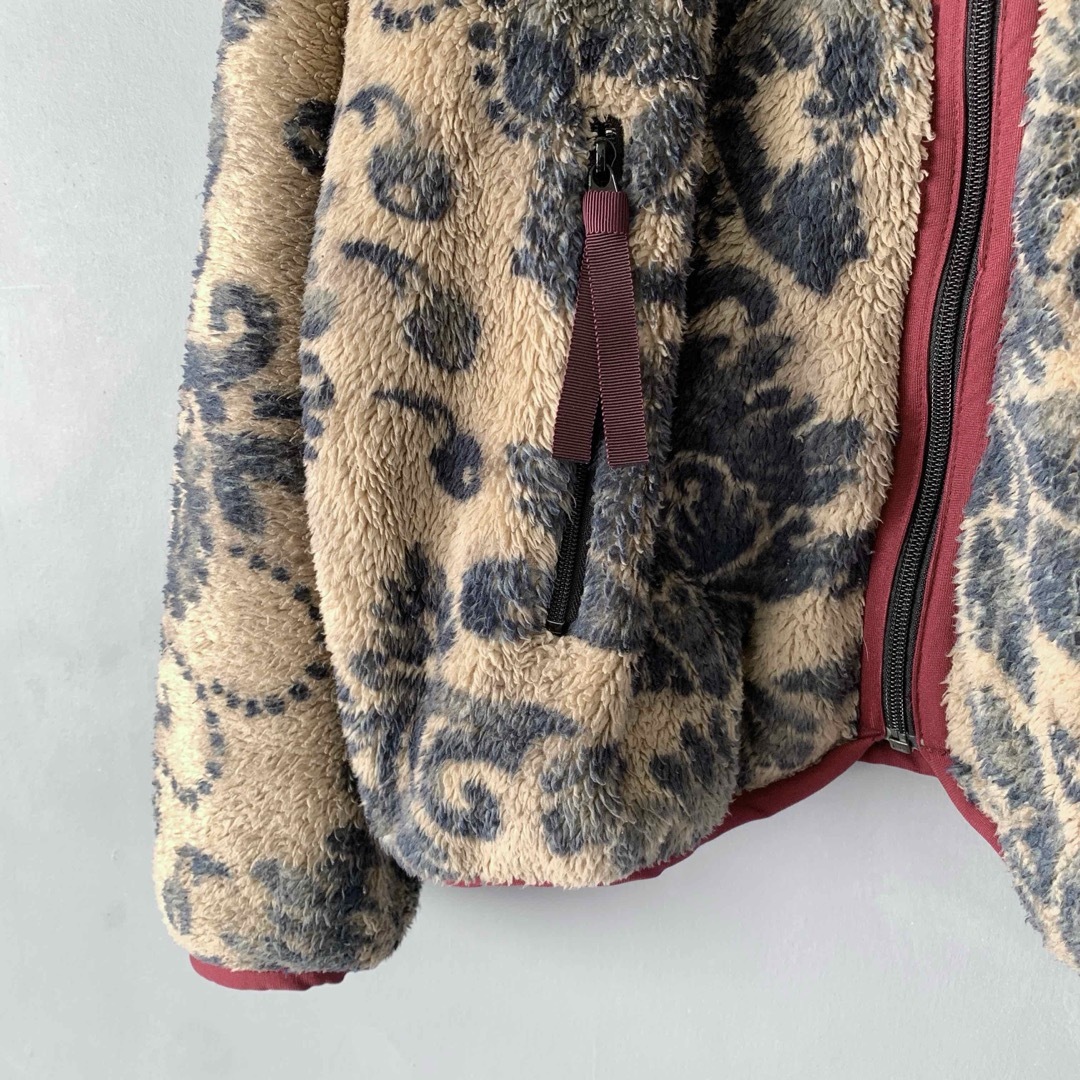 KAPITAL - KAPITAL ダマスク柄 フリースジャケット XL キャピタル ボア