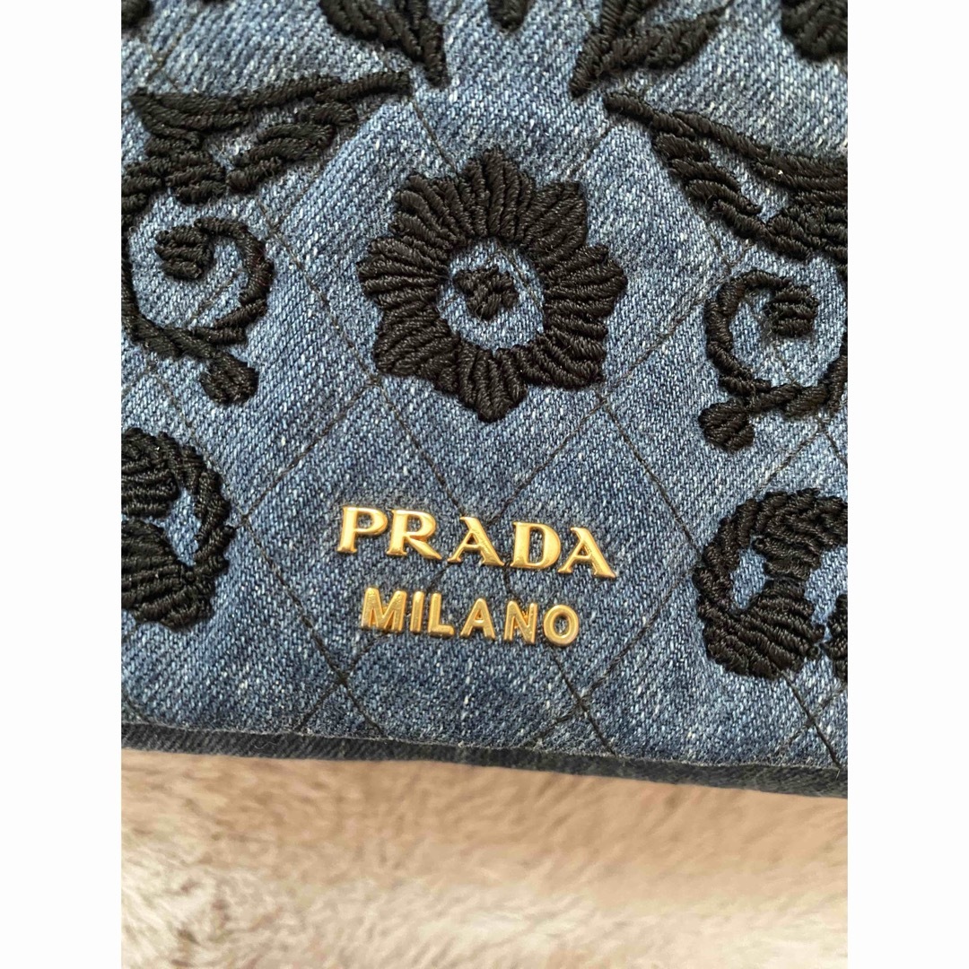 PRADA デニム クラッチバッグ 美品