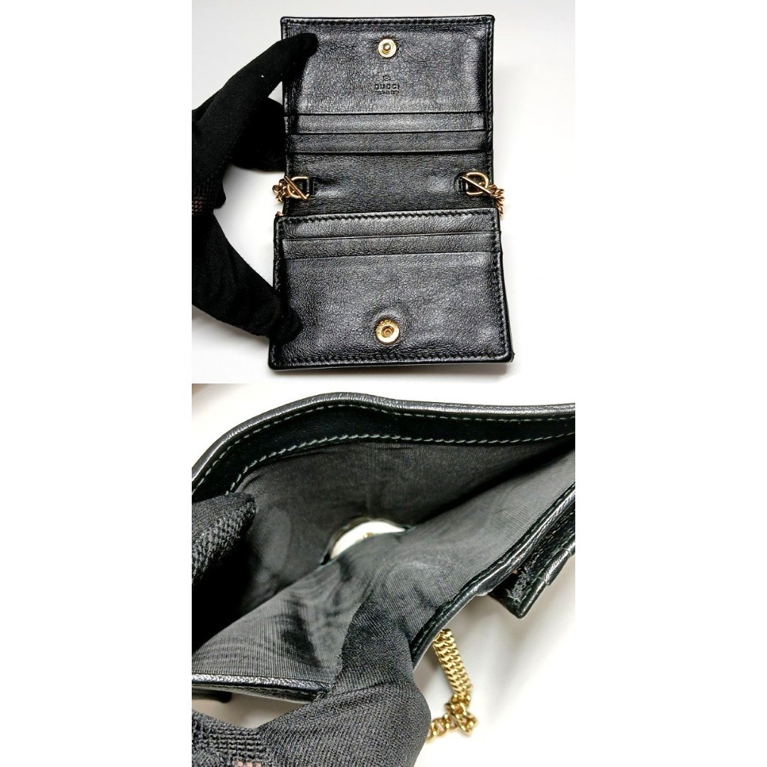 GUCCI - 良品 グッチ ラジャ タイガー チェーンウォレット シェリー 二