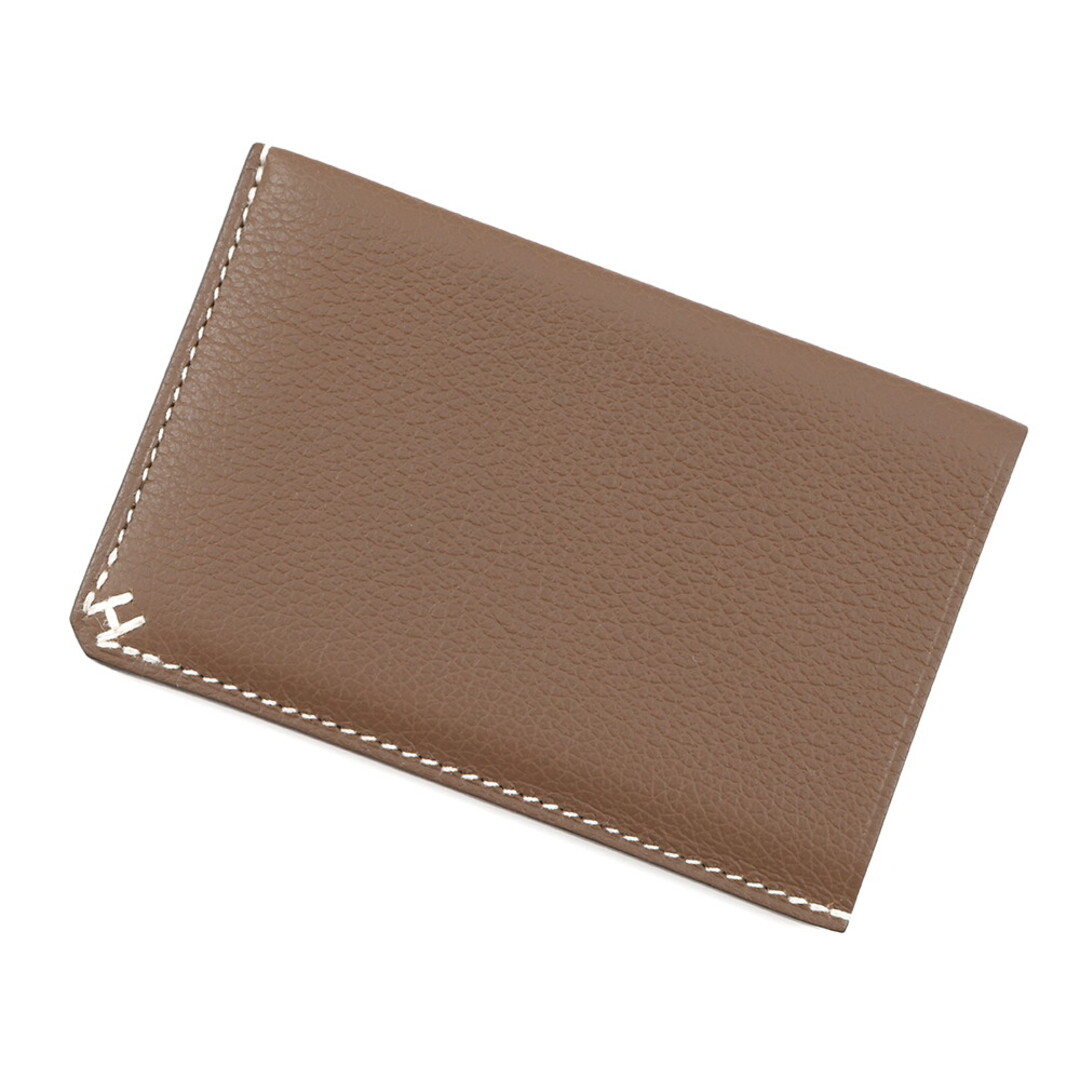 HERMES - エルメス カードケース Hセリエ エトゥープ エバーカラー W