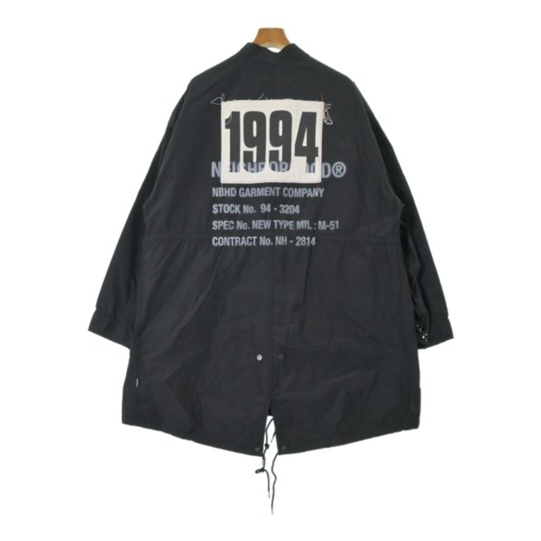 NEIGHBORHOOD - NEIGHBORHOOD ネイバーフッド モッズコート S 黒