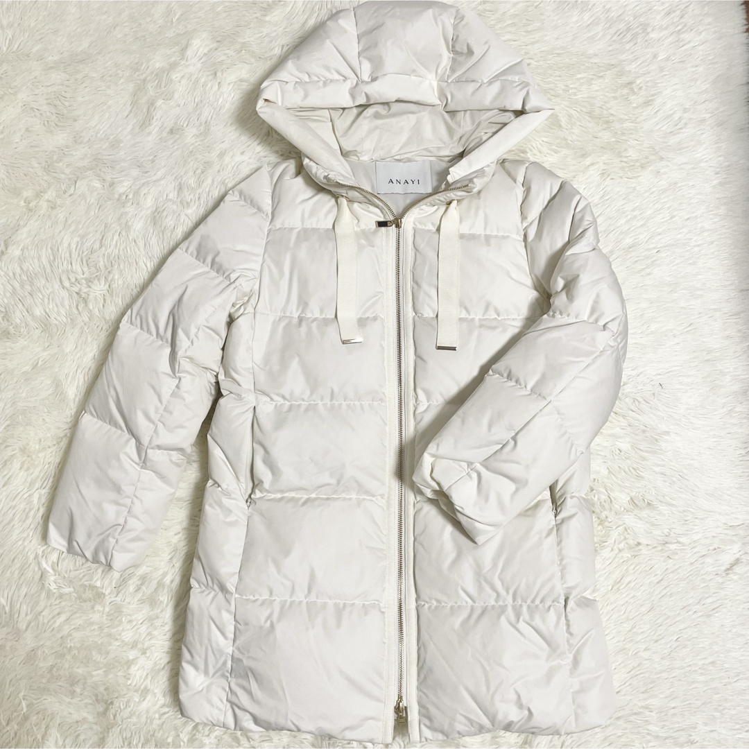 ANAYI - ANAYI アナイ マットタフタダウンコート 38 ホワイト 2023年の