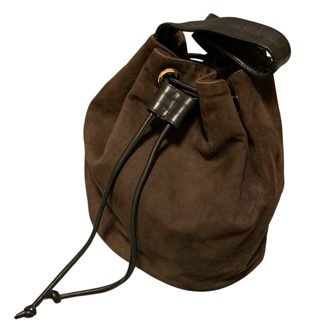 定5.5万 Cinquanta チンクアンタ ムートン ドローストリングスバッグ