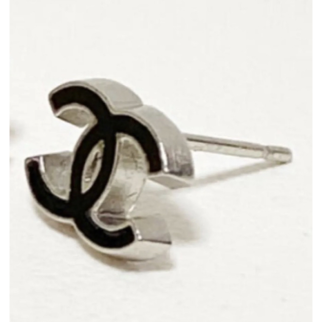 CHANEL - 極美品 CHANEL シャネル ピアス 片方のみ 正規品 ブラック