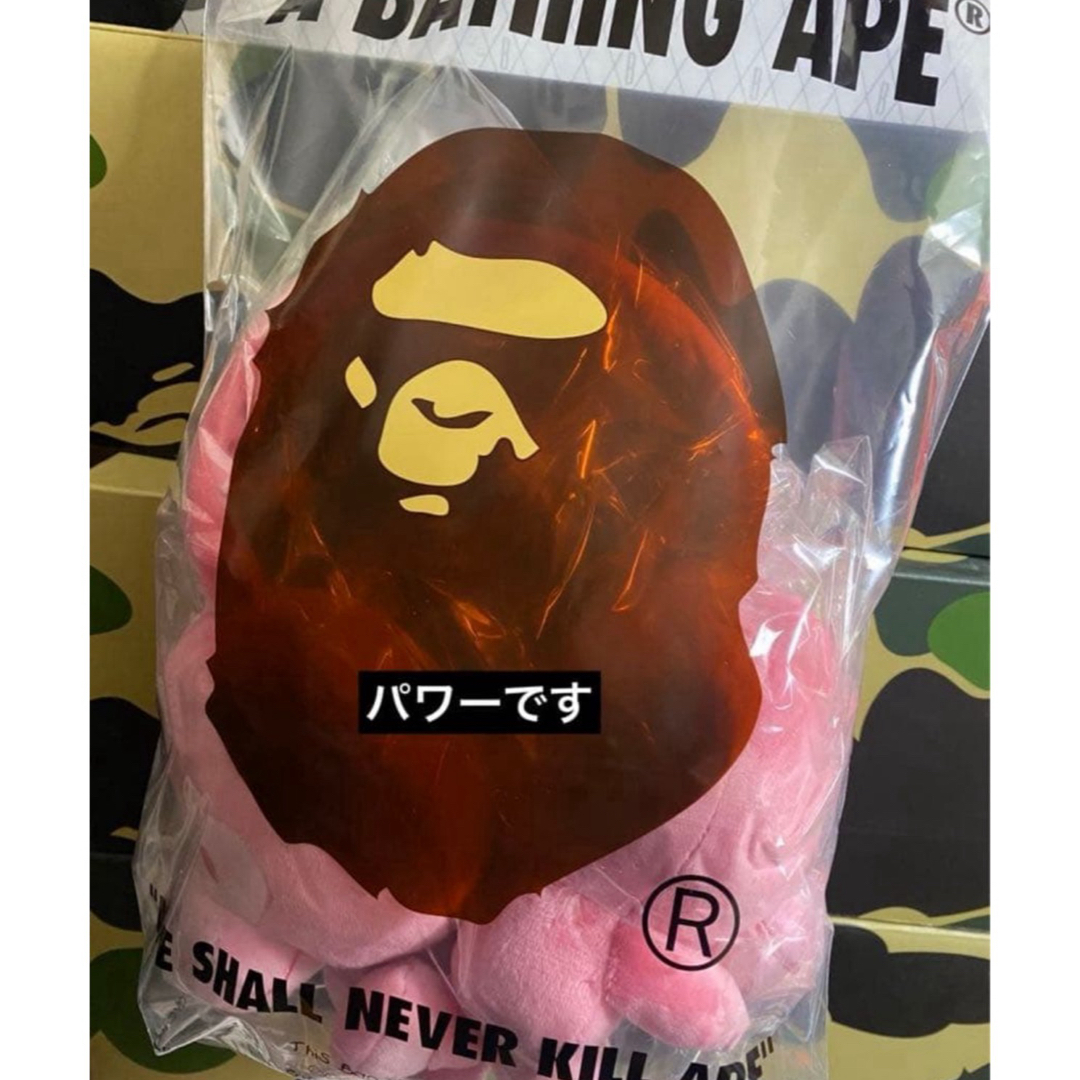 A BATHING APE - BAPE BABY MILO EAR MUFFS PINkの通販 by Power｜ア