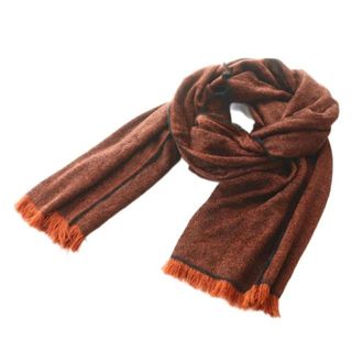 Faliero Sarti - ファリエロサルィ ストール マフラー 赤茶 レッド