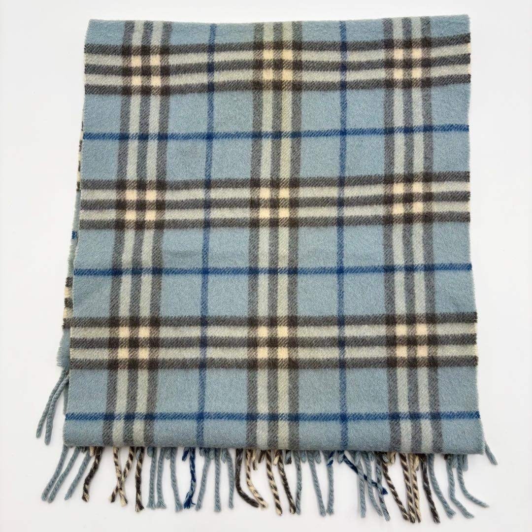 BURBERRY - 極美品 Burberry マフラー ノバチェック カシミヤ100