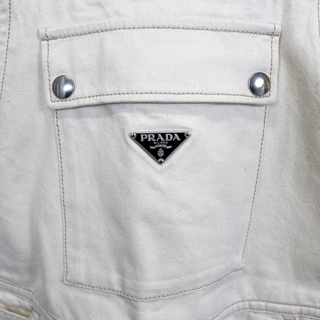 PRADA - PRADA 銀座店 プラダ トライアングル ロゴプレート デニム