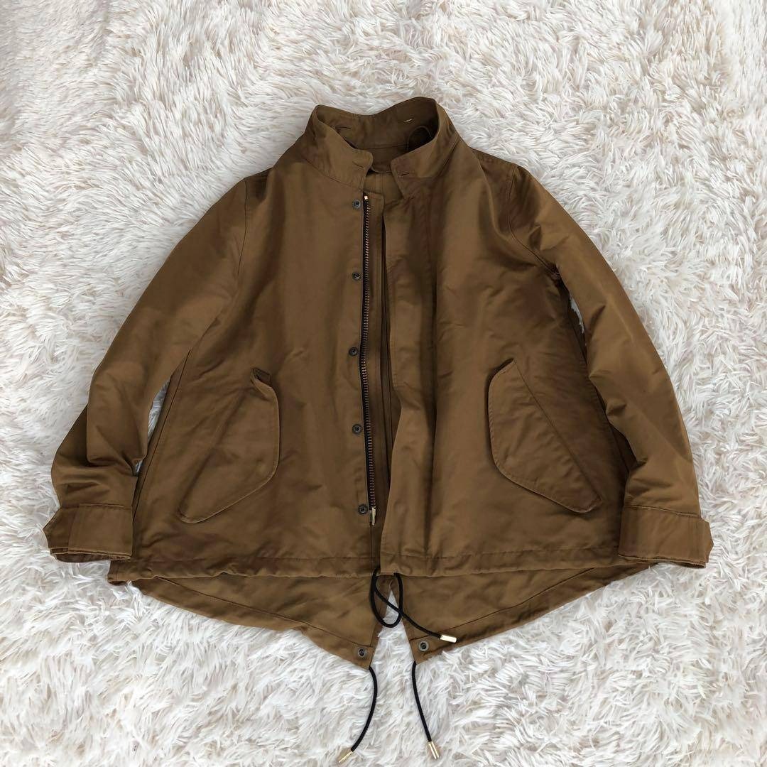 THE RERACS - THE RERACSザリラクスショートモッズコートブラウン36の