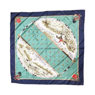 GUCCI - 【美品】GUCCI ホースビット 大判シルクスカーフ 花柄 総柄
