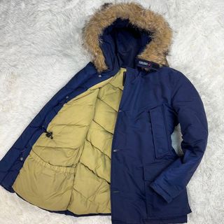 WOOLRICH（ダウンジャケット ・ ブルー・ネイビー/青色系）のフリマ
