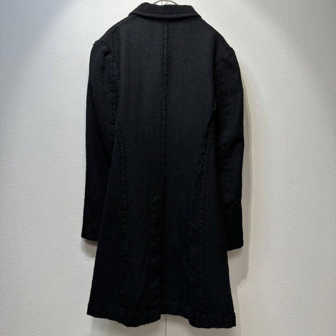 美品】ヨウジヤマモト チェスターコート ロング ウール Aライン グレー