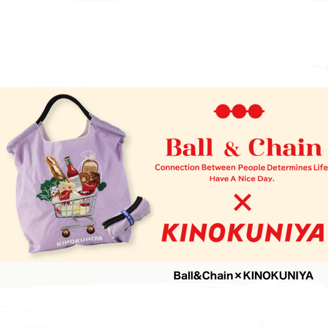 KINOKUNIYA x Ball&Chain カート エコバッグ LILAC の通販 by ❄️ゆゆ