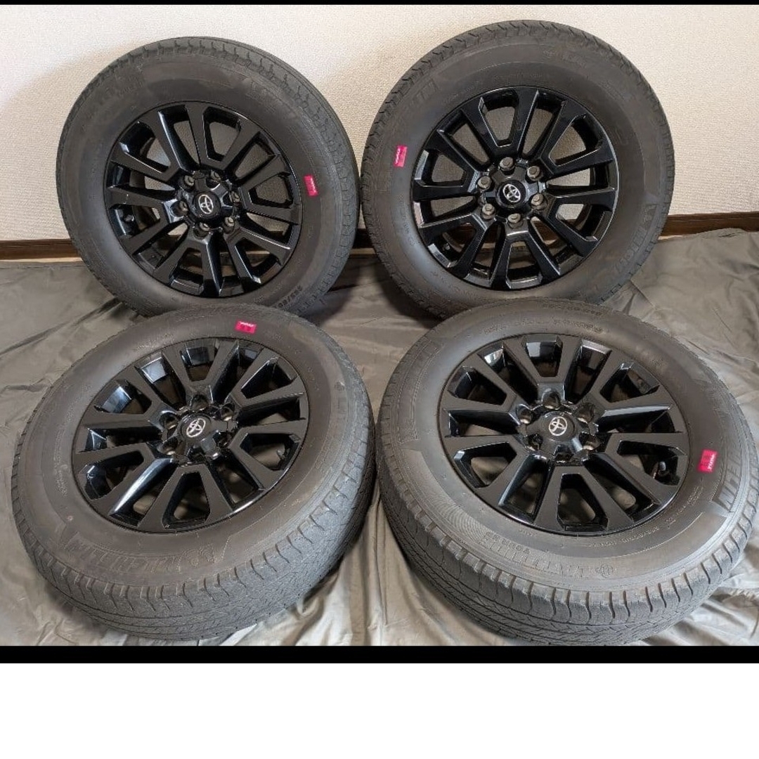 トヨタ - 150系後期プラド 純正18インチ ブラックアルミホイール 4本