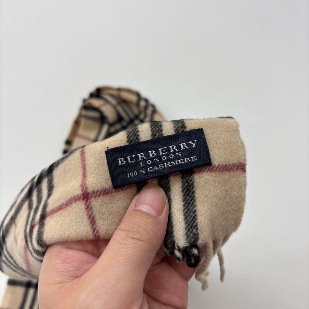 BURBERRY - バーバリー ロンドン ノバチェック カシミヤ 100% マフラー