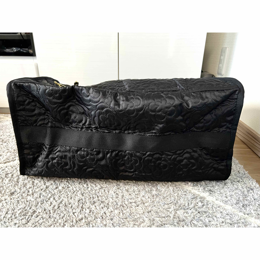 レスポートサック パフィーブロッサムズ ブラック花柄 ボストンバッグ