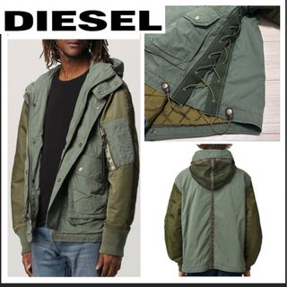 DIESEL - 美品 DIESEL ディーゼル MA-1 パデッド ボンバージャケット