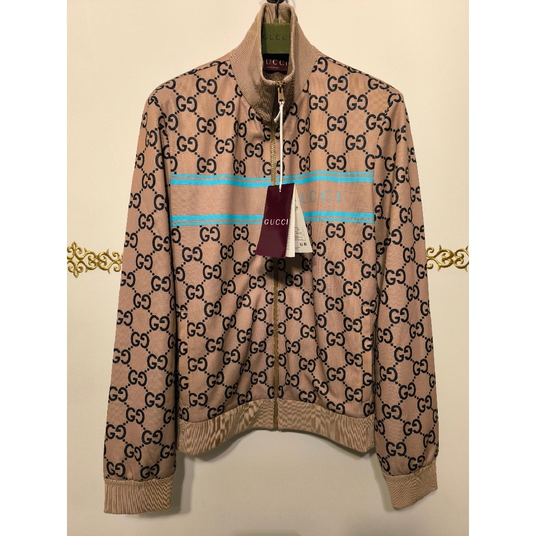 GUCCI - GUCCI ベージュ GGパターン ジャージセットアップ サイズM
