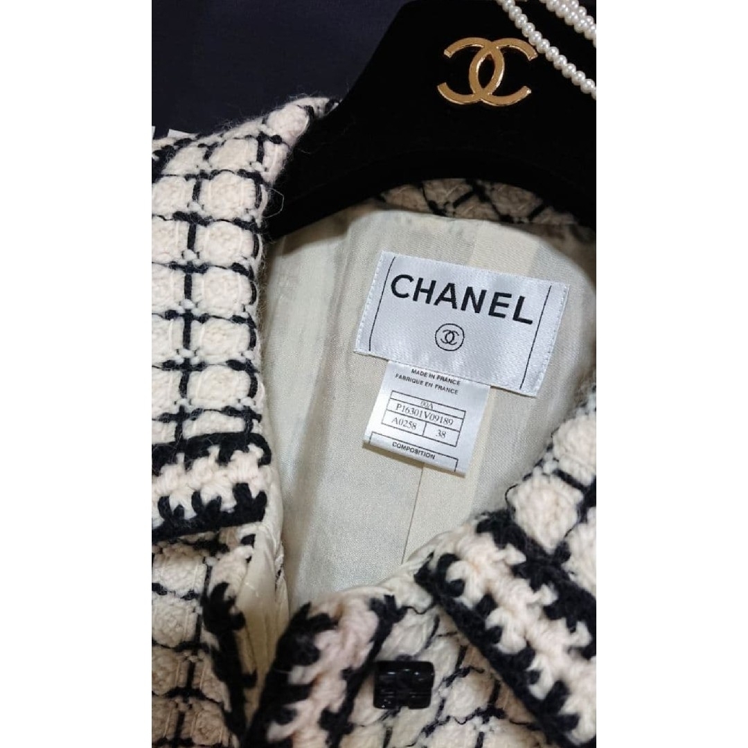 CHANEL - シャネル♥お上品なバイカラー☆ツイードの素敵♥コート