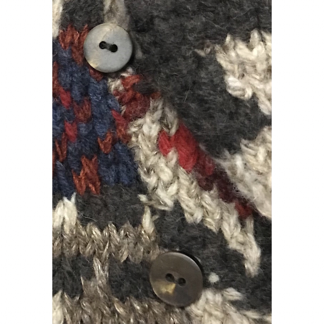 至極の逸品 数原龍友さん着用 ラルフローレン パッチワーク ニット