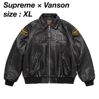 Supreme - supreme 窪塚着アーチロゴスタッズレザージャケットLの通販