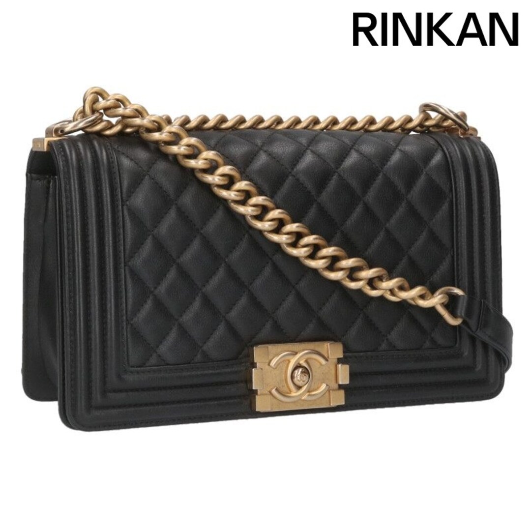 CHANEL - シャネル ボーイシャネル25 ラムスキンチェーンレザー