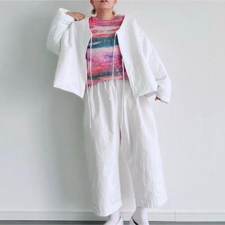 nest Robe - 美品 nest Robe ネストローブ ダブルブレスト 二重織