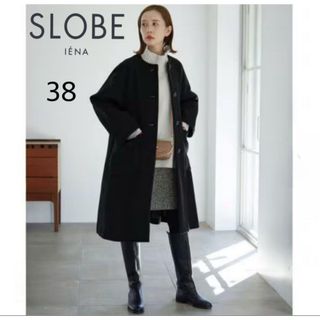 SLOBE IENA - 完売商品♡襟付きラグランAラインコートの通販 by いい