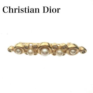 Christian Dior - クリスチャンディーオル フェイクパール ブローチ