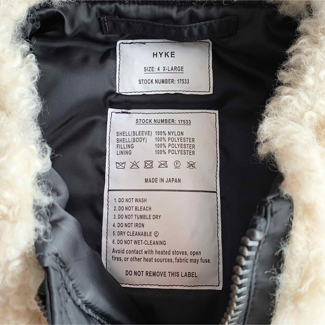 HYKE - HYKE 25AW 4 TOMORROWLAND別注 フライトジャケットの通販 by