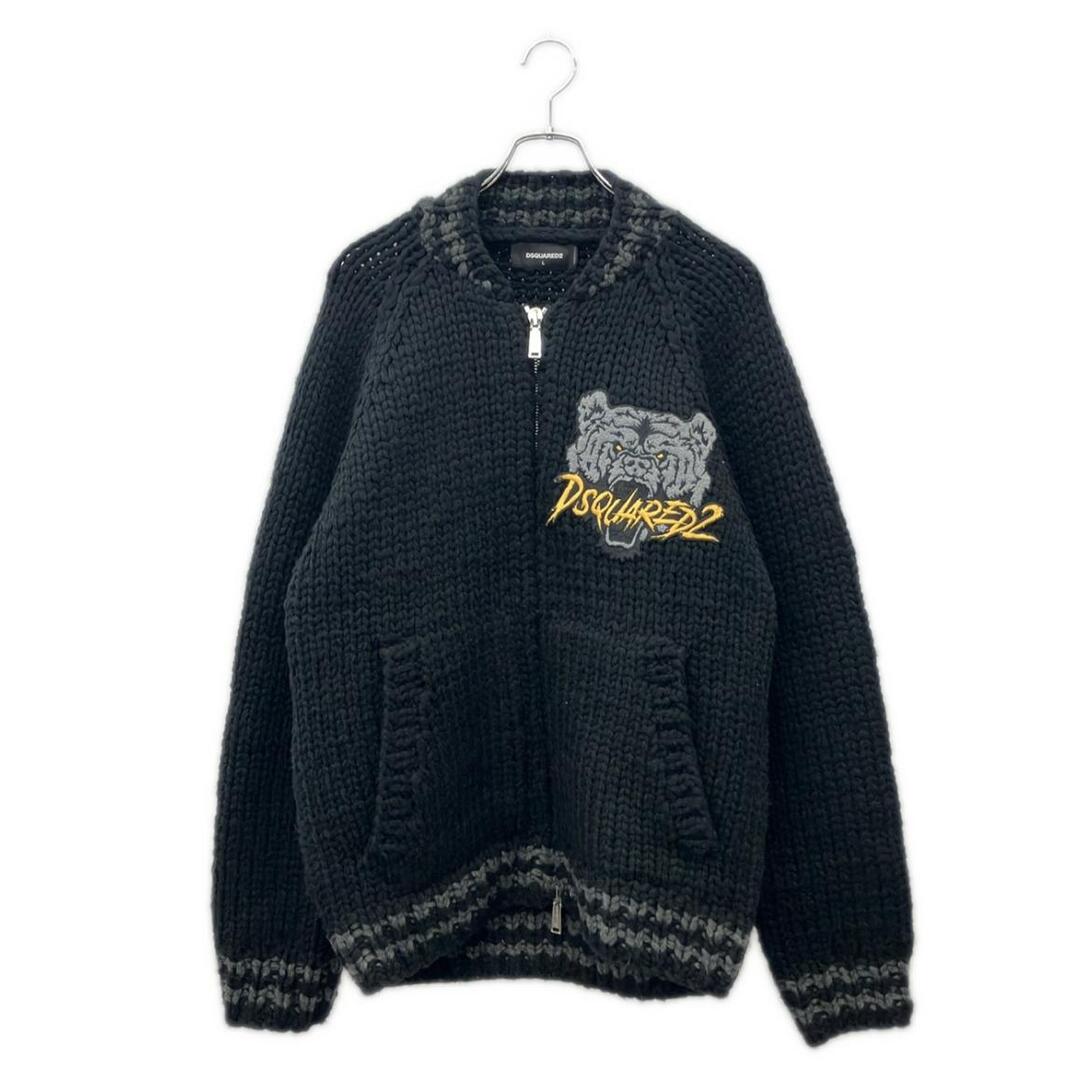 DSQUARED2 - ディースクエアード ジップアップ ニット ジャケット