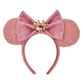 Disney - ディズニー カチューシャ スパンコール リボン ピンク ミニー
