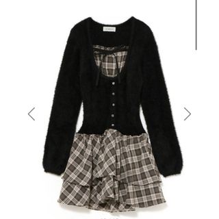 Bubbles - bubbles オープンネックニットワンピースの通販 by みー's